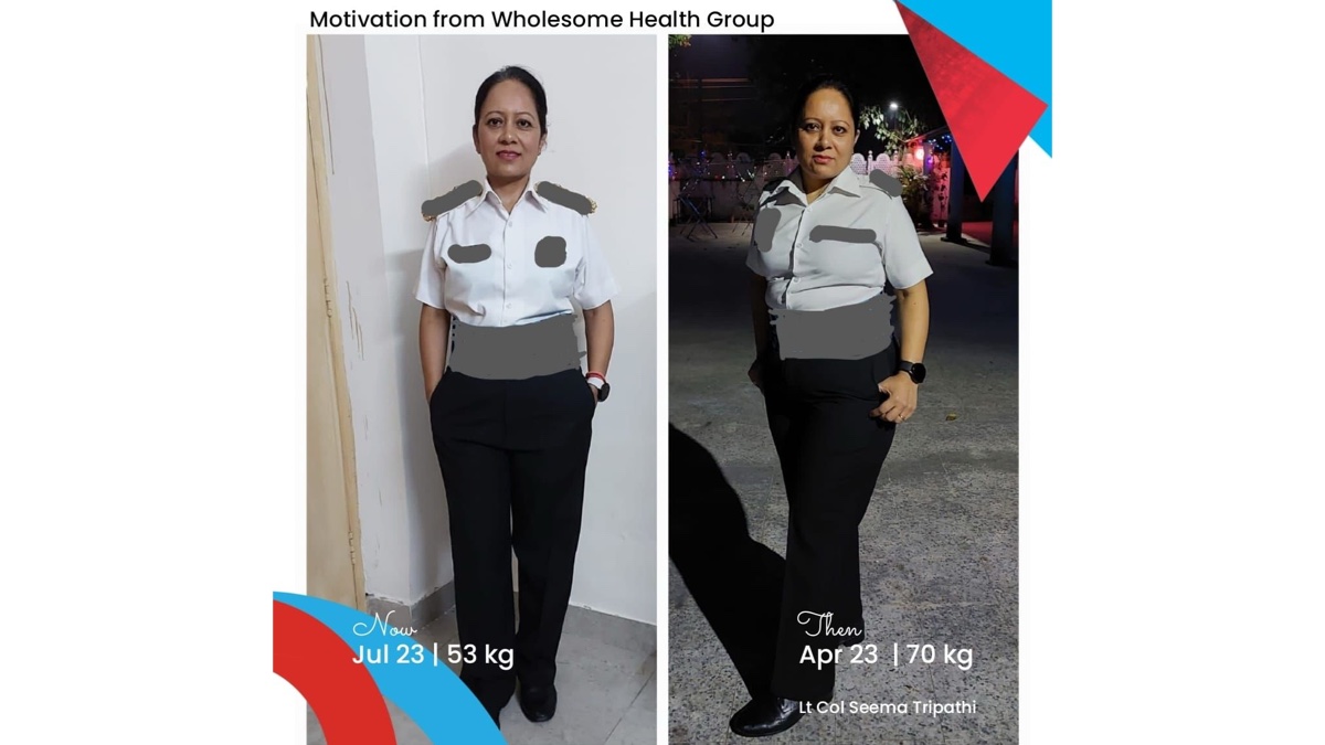 Lt Col Seema Tripathi: 17 kg Lost, Uniform Fit Reclaimed in 4 Months